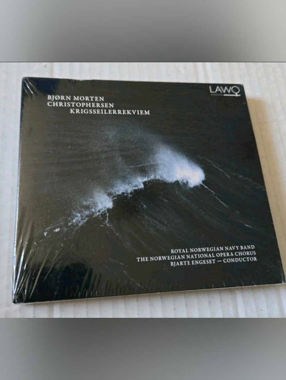 Bjorn Morten Christophersen Krigsseilerrekviem CD - Black & White Artwork